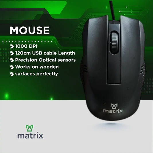 Matrix KM-100 USB Optical Mouse
