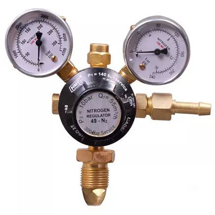 Model: 49N2, Double Stage Double Gauge Nitrogen Regulator  "ISI" & CE Certified
