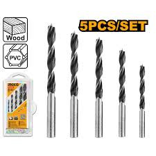 INGCO AKDB5055  5 Pcs Wood Drill Bits Set