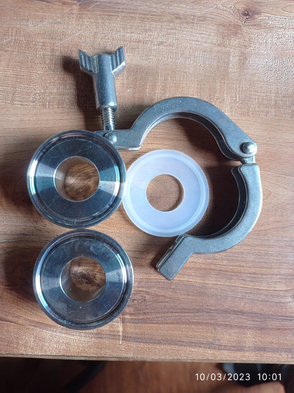 SS 304 TC CLAMP SET 1"