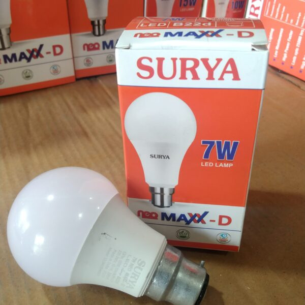 7W Neo Max D LED Bulb B22/E27 White/6500K