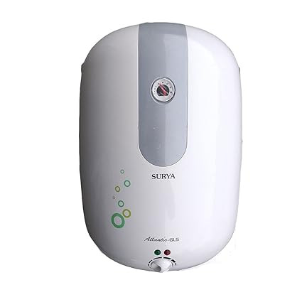 Surya Atlantic GLS Storage 25ltr Water Heater ABS (Glass Stand) Vertical