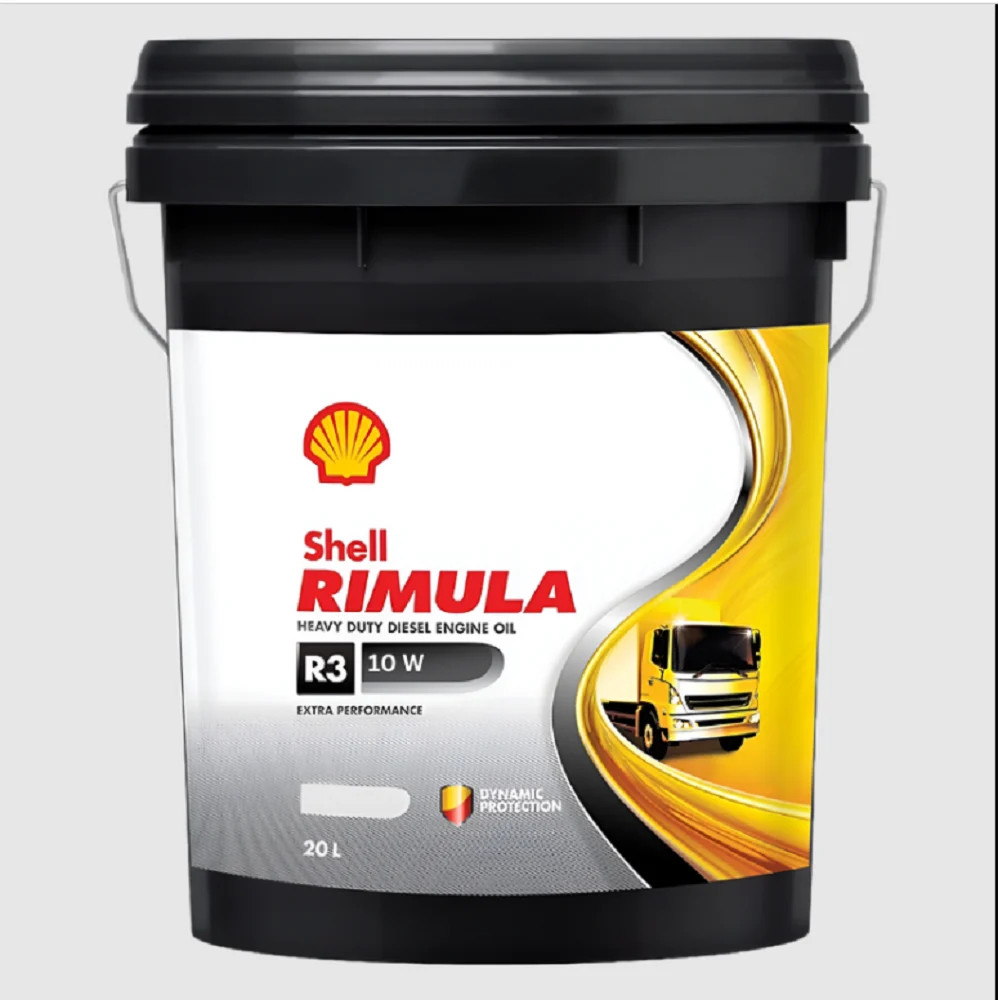 Shell Rimula R3 10W Diesel Engine Oil, Bucket of 20 Litre