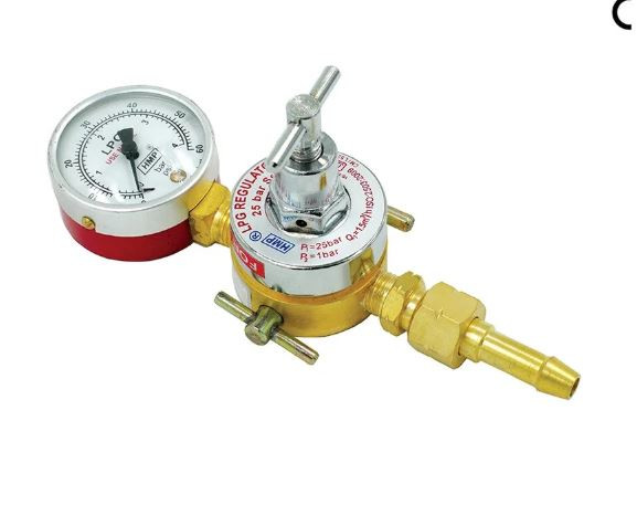 Single Stage LPG Regulator With Gauge "ISI" & CE Certified (Model: 29LW)