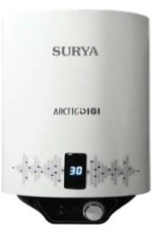 Surya Arctic Digital Storage 50ltr  Water Heater Metal (Polymer Coated Tank) Vertical