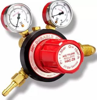 Model: HAC 20, Durable Series SS Diaphragm Acetylene Regulator "ISI" & CE Certified