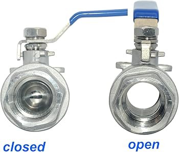 SS 304 BALL VALVE 1.5" SCRD