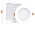 Infinity 18W Solo Round Recess Led Panel Light 6500K,3000K