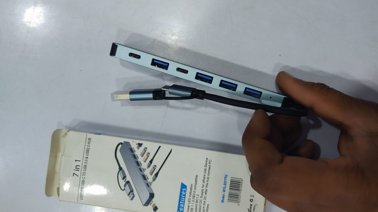 Usb type C adaptor 7 in1