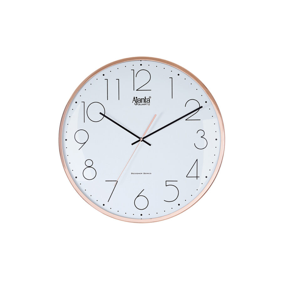 Ajanta Wall Clock -Designer Clock -4087 -Copper