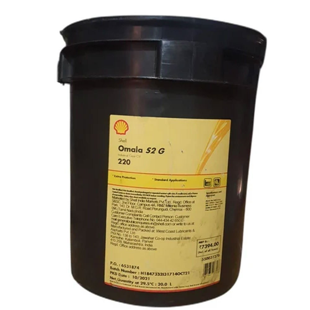 High Performance Industrial Gear Oil Shell Omala S2 G 220, 320