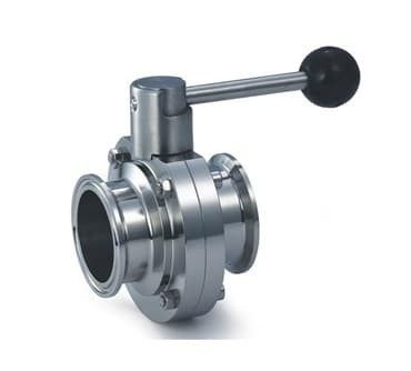 S.S 304 GRADE BUTTERFLY TC VALVE 1"